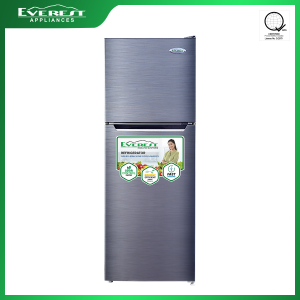 EVEREST 4.9 cu.ft Two Door Refrigerator | Non-Inverter Technology | Manual Defrosting System | Odor Control Filter for Freshness | Ample 138L Capacity | Energy Efficient | Fast Shipping | Premium Quality Product/
