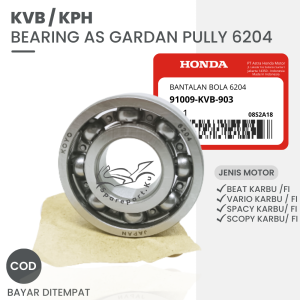 (GROSIR) LAHER 6204 HONDA BEAT VARIO SPACY SCOOPY KARBU FI KVB / BERING AS PULY KOYO BIT CARBU / BEARING LAHAR 6204 AS GARDAN PULLY PULLEY PULI / LAKER LAHER GARDAN BEAT FI 1 SET MURAH / BEARING GIGI RASIO GARDAN / BEARING GEAR BOX / BANTALAN BOLA