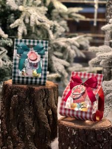 Hampers Natal Joyful Snow Ball Bola Acrylic Crystal Lampu