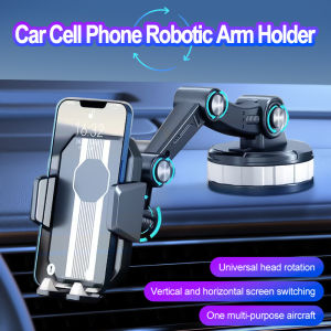 ⚡【In stock】Multifunctional car mobile phone holder 360° mobile phone holder car holder fixed shockproof GPS navigation holder suction cup adjustable
