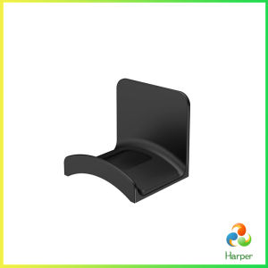 Harper ตะขอแขวนหูฟัง แป้นติดทรงเหลี่ยม สําหรับโต๊ะคอมพิวเตอร์ ตะขออเนกประสงค์ Earphone hook