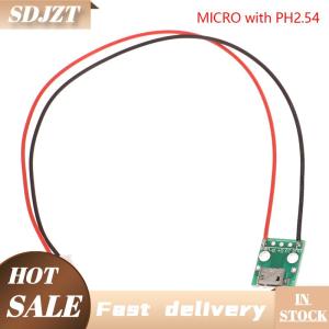 SDJZT Type-c PCB With Cabel Converter Adapter Micro USB To DIP Female Connector Breakout Board Charging Cable Soldering Board Socket