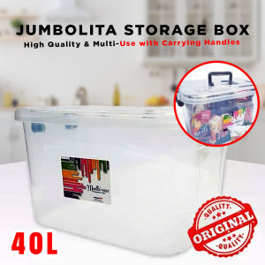 40Liters Box Storage High Quality with Handle Durable lightweights storage Newborn Clothing Bottles Beauty Personal Items Use