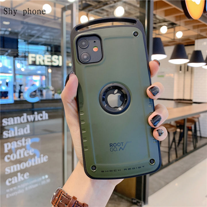 ROOT GO Military Luxury Hybrid Shockproof Case for IPhone 13 12