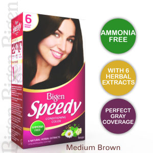 Bigen Speedy Conditioning Color Ammonia Free - Medium Brown - Hair Color