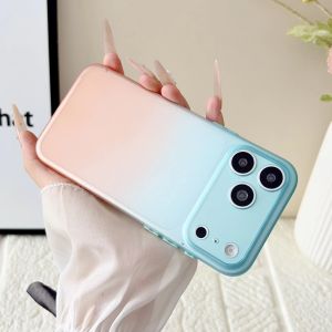 Translucent Matte Gradient TPU Soft Case For iPhone 17 Air 16 15 14 Plus 13 12 Mini 11 Pro Max Shockproof Non-Slip Slim Cover