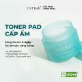 Toner Pad Cấp ẩm sâu, làm sáng da mờ thâm OVERall Hydrating & Brightening Booster 160g/ 60 miếng. 