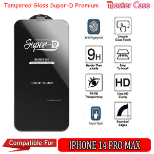 Tempered Glass iPhone 14 Pro Max Full Cover Super D