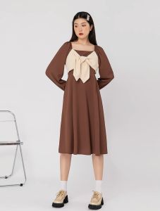 Irvania Dress / Gaun Import YSK 4848#*