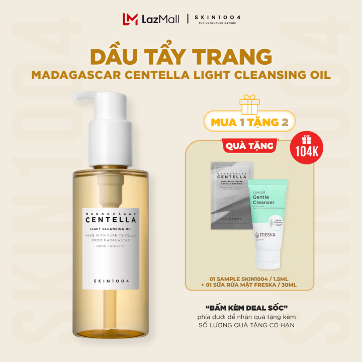 DẦU TẨY TRANG SKIN1004 MADAGASCAR CENTELLA LIGHT CLEANSING OIL 200ml