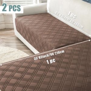 1set Pets Kids Sofa Seat Cover Dustproof Dogs Bed Mattress Cover Non-Slip Plaid Couch Seat Slipcover Living Room