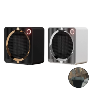 110V Fast Heating 500W PTC Ceramic Heater Electric Warmer Small Desk Heater Office Indoor Indoor Bedroom Hot Air Fan