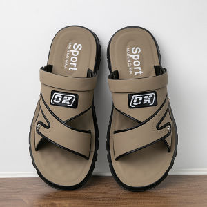 ASZUNE Sllipers For Men Sandals Original Wear Summer Trend Step On Shit Emotional Lovers Leisure Indoor Anti-slip Anti-odor Wear-resistant Sports Beach Sandals Slippers For Men 2 in 1