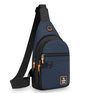 Túi nam đeo chéo 3 ngăn vải oxford kháng nước chống trầy xước túi nam đeo chéo vai ngực có lỗ tai nghe thích hợp đi chơi phượt đi du lịch thời trang hàn quốc L3 T245