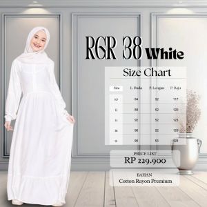 Gamis Remaja Rayon Premium Raunapride / RGR - 38 & RGR - 14 / Fashion Muslim Terbaru