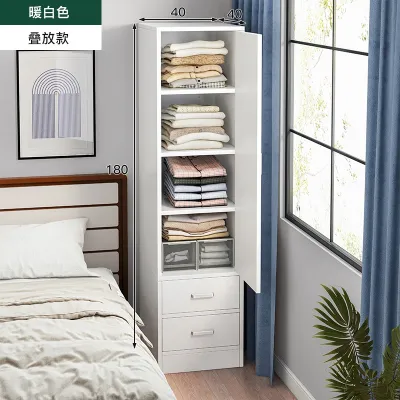 Wardrobe Simple Household Single Door Wardrobe Modern Loft Cabinet Childrens Wardrobe Storage Cabinet