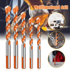 Original Multi-function Metal Drill bit Heavy Duty Drilling Tools for Metal Concrete Wood Alluminum Steelbar Alloy Ceramic Tiles Red Brick Stainless Steel Plastic Alloy Etc
