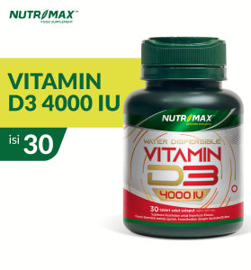 Nutrimax Vitamin Vit D3 1000 IU & D3 4000 IU Memenuhi kebutuhan vitamin D dengan cepat pada kondisi tertentu