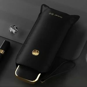 Olycat Luxury Flat Pocket Umbrella Women Colorful PortableSun Umbrella UV Protection UPF50+ Parasol Umbrella Windproof 6K