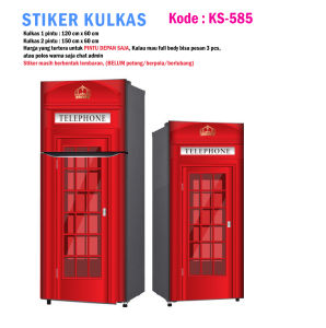 Stiker Kulkas 1 Pintu dan Sticker Kulkas 2 Pintu Telephone