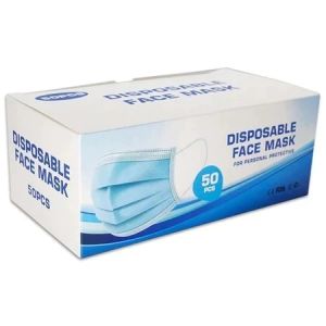 Black Face Mask Disposable 50pcs/box 3ply Disposable Earloop Face Mask Flu Protection
