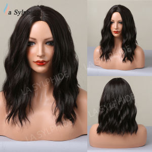 European and American Hot-Selling Short Wigs bobo gold Gradient Curly Hair Womens Short Hair Fashion Natural In Stock Wholesale