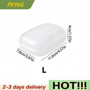PkYeG Portable Soap Rack For Travel And Business Trips Sealed Waterproof Soap Box Transparent Plastic Soap Storage Box With Lid