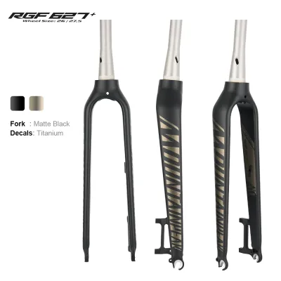 Mountainpeak Aluminum Alloy Bicycle Fork Tapered Rigid Front Fork QR&TA 26/27.5/29er