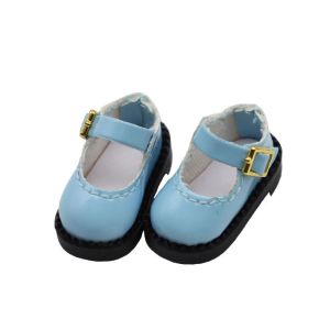 PERNEAKY 1Pair Mũi tròn Xăng đan búp bê ob11 Da PU Mini Giày PU Búp Bê 12 BJD Phụ kiện búp bê 2.71.3cm Giày công chúa ob11 Búp bê BJD 1/12
