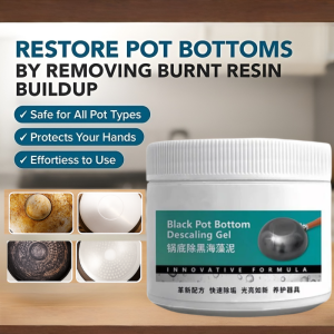 [Black Pot Turns White] 200g Pot Bottom Black Removal Seaweed Mud/Kitchen Pot Cleaning Remove Heavy Oil Stains Kitchen Practicality Pot Bottom Cleaner Remove Black Seaweed From The Bottom Of The Pan