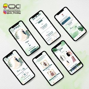 UNDANGAN PERNIKAHAN DIGITAL WEBSITE CANTIK ELEGAN DAN UNIK