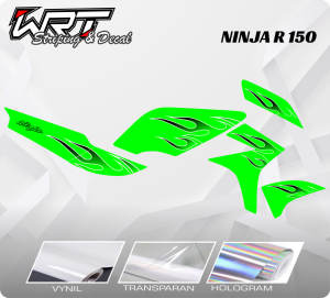 Striping Ninja R-Stiker Decal Ninja R 150 Api