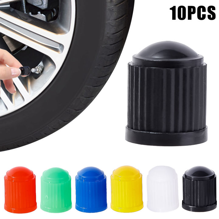 10PCS Valves Tyre Stem Air Caps Dustproof Caps Car Tire Valve Stem Caps ...