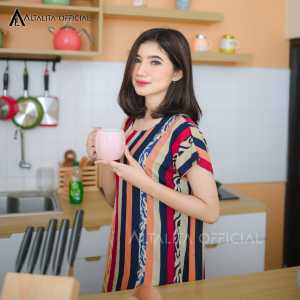 Daster Viral Ruffle Busui Friendly Resleting Depan Lengan Pendek Selutut Jumbo LD 120 Murah | Baju Tidur Daster Rayon Busui Rempel Bawah Bahan Adem Model Terbaru | Daster Motif Kekinian Busui 100 Dapat 3 Murah Meriah Cuci Gudang