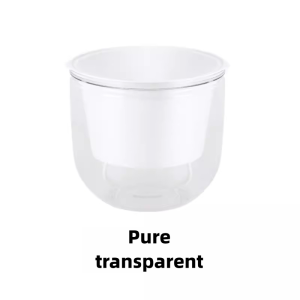 Imitation Glass Transparent Plastic Hanging Basket Hanging Orchid Flower Pot Lazy Self-absorbent Visual Water Level Simple Creative