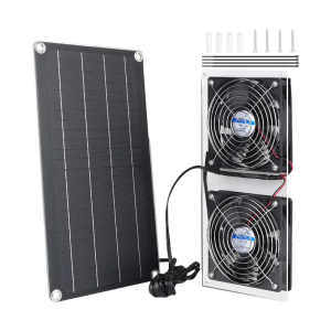Solar plate Fan Professional Solar Powered Exhaust Fan 10W Ventilation Solar Shed Fan for Toilets Pet House Enduring