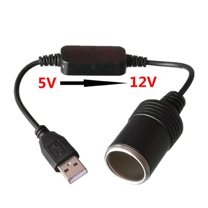 Car Converter 5V USB Male To Lighter Socket Female 12V for DVR ...