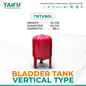 TAIFU Bladder Tank / Pressure Tank (Vertical Type 80L100L 200L 300L)