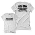 Kaos Distro Premium PHARMACY - Baju Tulisan Kata Kata Profesi Farmasi Unisex Dewasa. 
