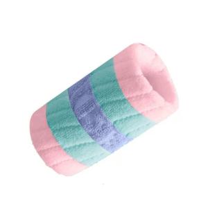 Men Women Sports Wristband Colorful Striped Fitness Sweatband Tennis Wrist Band for Badminton Gym Basketball