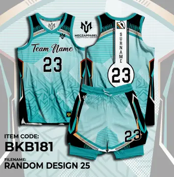 Blue green basketball jersey best sale