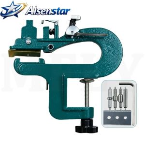 xpkQ Leather Splitter Leather Craft Edge Skiving with 15 Blades Machine Leather Repairing Skiver Peeler Tool T4N8K