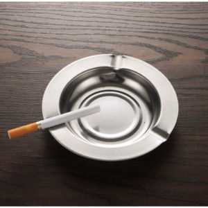 DFANCCIE Asbak Stainless Steel Bulat Murah Meriah Ashtray