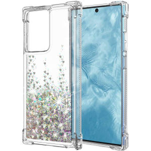 Galaxy S24 Ultra CaseGalaxy S23 Ultra CaseLuxury Liquid Bling Glitter Clear Soft TPU Case with Anti-Fall Shockproof Case for Samsung Galaxy S25 Ultra/ S23 FE/S23 Plus/ S22 Ultra/S21 Plus/S20 Ultra/A15/A55/A35/A25/A24/A14/A53/A34