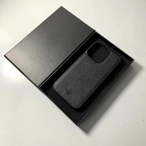 Luxury Genuine Leather for 13 Pro Max with  Anti-fingerprint Anti-skid Leather Phone Cases for 14 Pro Max