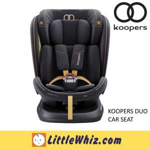 Koopers Duo Baby Car Seat | ECE R44/04 Approved | Warranty 4 Years | 1 to 1 Crashed Exchange | FREE GIFT