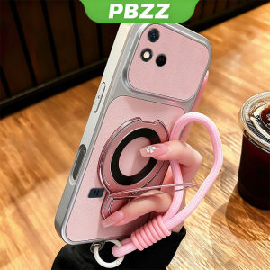 Case for realme 16 pro plus 5g 16 pro+ 16t 5g phone casing Softcase Silicone shockproof Cover new design aesthetic cute orange lanyard with Magnetic holder for girls KNDZJ1