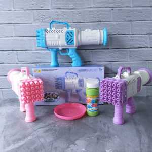Bubble Gun Basoka 25hole - bubble bazoka bubble Tembakan Balon Gelembung Sabun Bazoka 25 Mata warna pink - ungu - biru bazoka 25lubang
