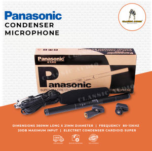 Panasonic by classic audio EM-2800A Condenser Microphone / UNI-Directional Electret Condenser Microphone (original)