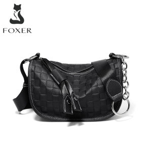 Foxer official store Cross Body & Shoulder Bags sling bag for women genuine leather bag for women